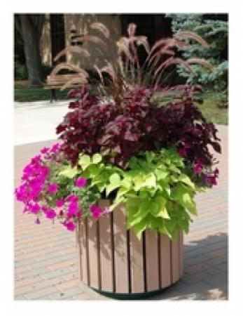 Outdoor flowerpot