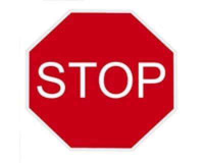 Cartoon image of a stop sign